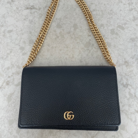 Gucci GG Marmont Wallet with Chain - Picture 1 of 10